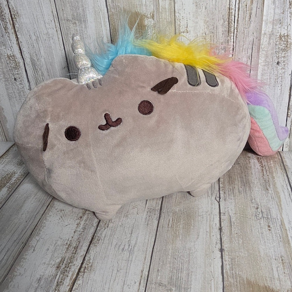 GUND Pusheen Pusheenicorn Rainbow Unicorn Cat Plush Stuffed Animal 4048884NT 13"